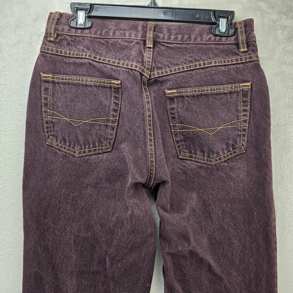 Vintage Anchor Blue Wide Leg Baggy Jeans 33x32 (Fits 30x30) USA Made Skater 90s - Picture 6 of 12